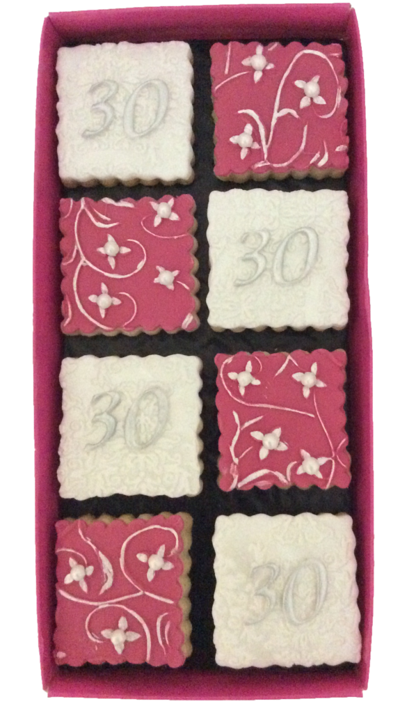 pearl anniversary cookies